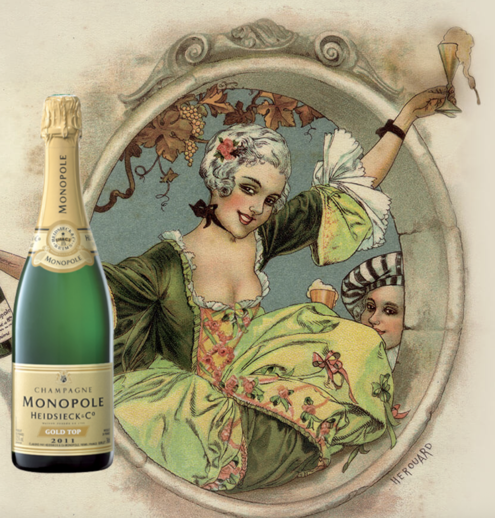 Jeu De L’oie Heidsieck Monopole – 1985 – Édition Limitée Concorde / Mucha – Espace